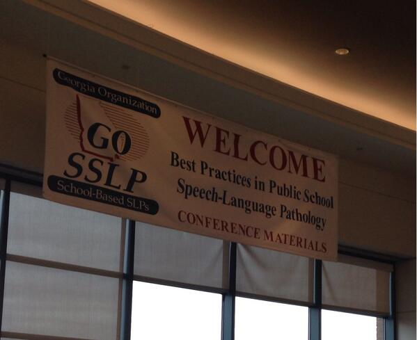 ilovethisclass's tweet photo. SLP Conference today. So out of my element but so far I have 2 new pens and a guest speaker for #edit5500! Not bad. http://t.co/fmtcJ501dX