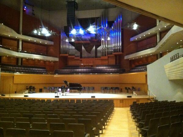 matvanbel's tweet photo. Not too bad playing here on a weekly basis ;)thanks for the last two weeks, was fun! @BridgewaterHall @buschensemble http://t.co/cd7kBajmNI