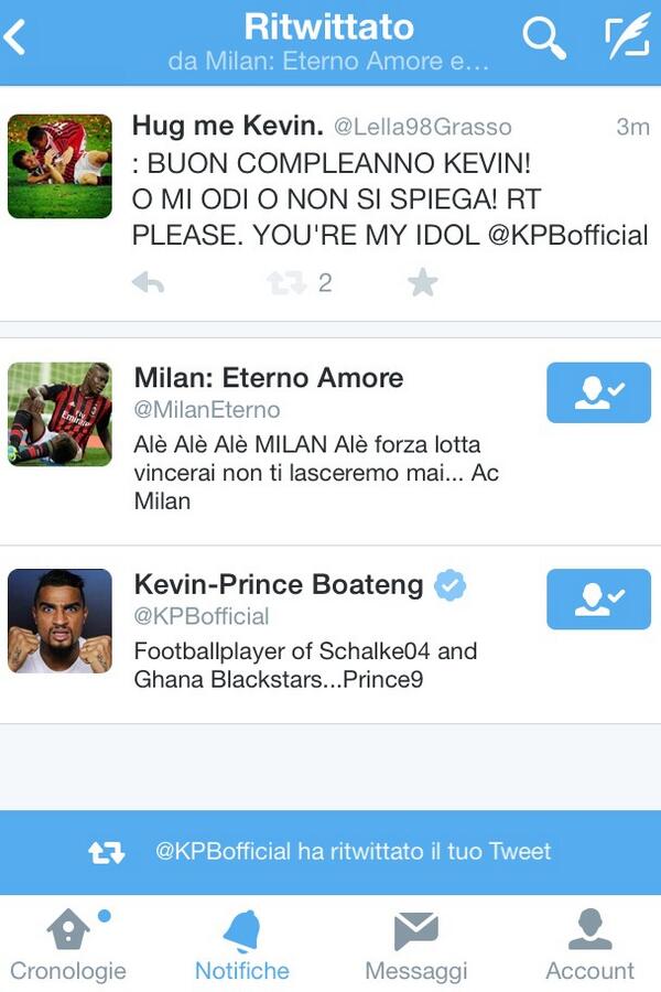 Lella98Grasso's tweet photo. LA MIA VITA FINISCE QUI. #Boateng #idol http://t.co/b4QRhLYOUO