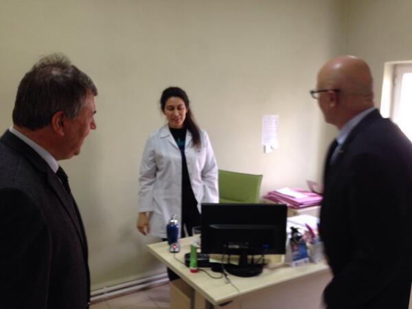 GurelBALKAN's tweet photo. AK PARTİ BELEDİYE BAŞKAN ADAYIMIZ SAYIN M.GÜREL BALKAN İLE BİRLİKTE VEREM SAVAŞ DİSPANSERİNDE BİRİM ZİYARETİ http://t.co/JcTc75F5Ns