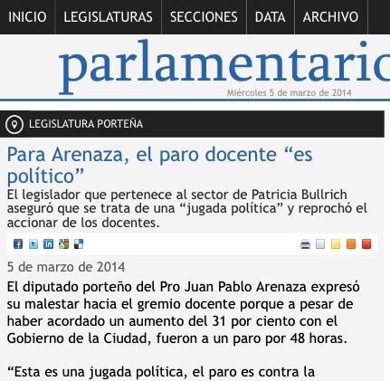 Arenaza_2013's tweet photo. El paro docente es político 

http://t.co/8GXX286dOQ http://t.co/0JBvGSWEt3