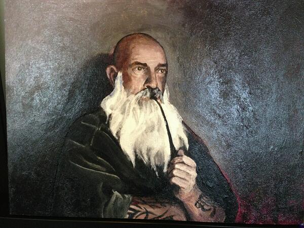 The_BeardedGent's tweet photo. Painting of me by Jones Design, CA. Done for a graphics project. #Beards #tsobg http://t.co/MHdm9z1jP0