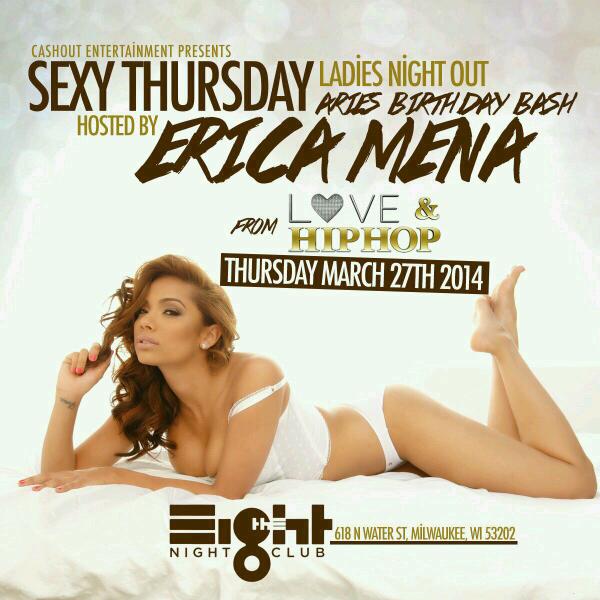 SCRGLAZIN's tweet photo. Partyin w @iamErica_Mena and Cashout Ent Thursday March 27th @618LIVE ladies &amp; aries free http://t.co/Tf8xGSTfbJ