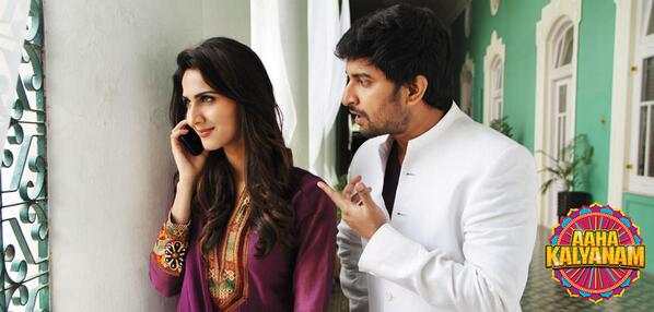 Who do you think is Shruti talking to on the phone?
RT and reply to your answers using #AahaKalyanam