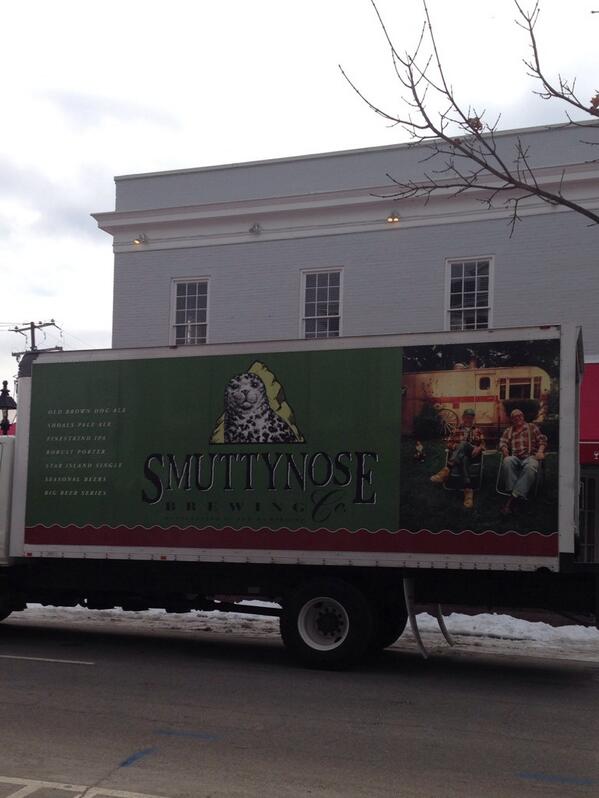 When this is parked outside, you know some good things are about to show up! <a href="/SmuttyDC/">Smuttynose DC</a> <a href="/smuttynosebeer/">Smuttynose Brewing</a> #beerdelivery