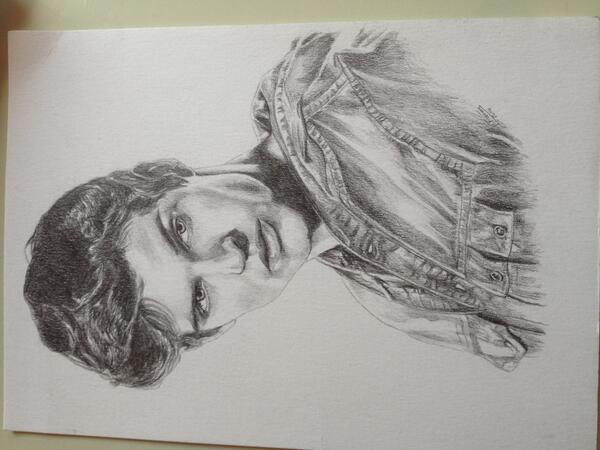 dylanobrienyeah's tweet photo. "@fanetjuh: My friends know how to make me smile! Just got this amazing @daniel_sharman by Paul Frenaij! http://t.co/sE2UxL8wUD" amazing :)