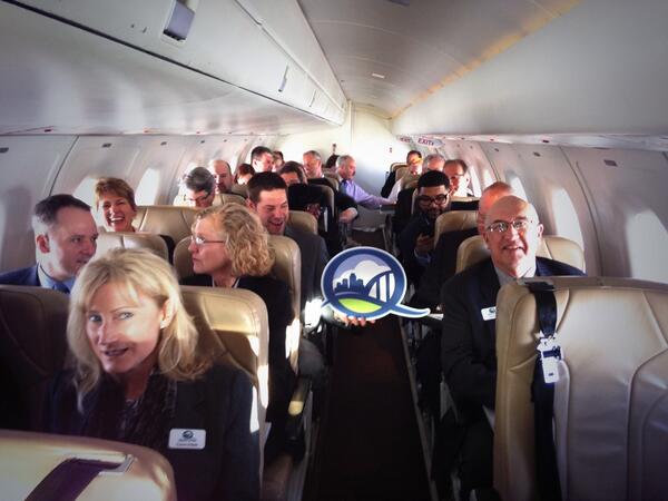 ChamberQC's tweet image. They've landed and they're ready to advocate for business growth #IntheQ while in DC!