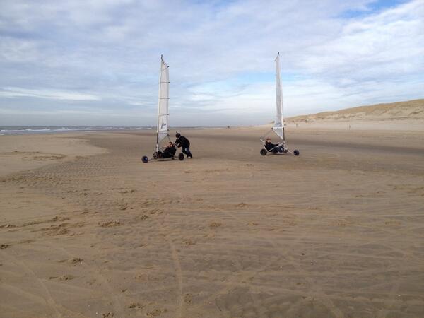 Blowkarten op Texel een groot succes, nu lekker dineren bij #paal9. #teambuilding
