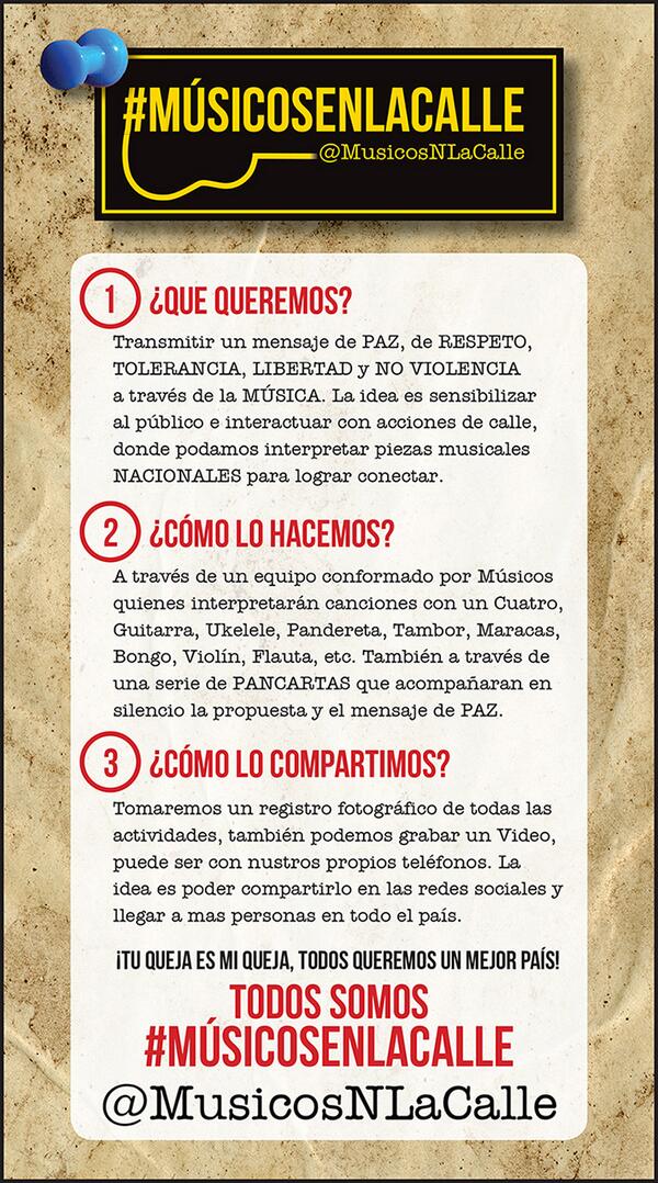 MusicosNLaCalle's tweet photo. ¿Quieres saber de nosotros? COMPARTE----> http://t.co/QkpVXdaYn9