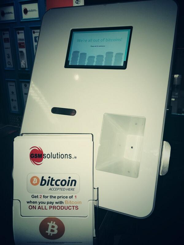 BitcoinIRL's tweet image. #Bitcoin 🏧 in @GSMsolutionsIRL today for Hardware testing  -  passed 100% 👍 BETA testing starts tomorrow. @BitVendo