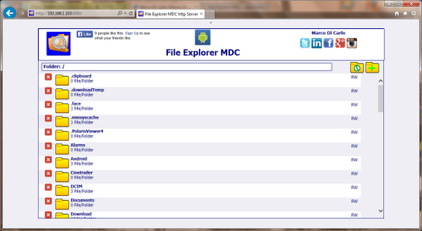 FileExplorerMDC's tweet image. Published File Explorer MDC 2.0,it includes HTTP server,you can manage your file by browser.
play.google.com/store/apps/det…