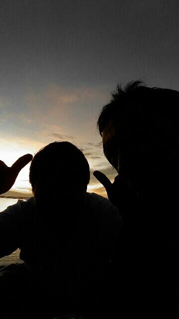 3s... sanur, sunrise, selfie...