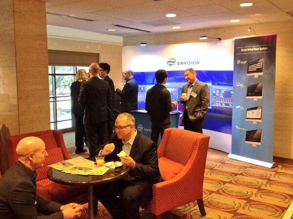 WPMEvents's tweet image. #winddata delegates networking in the break