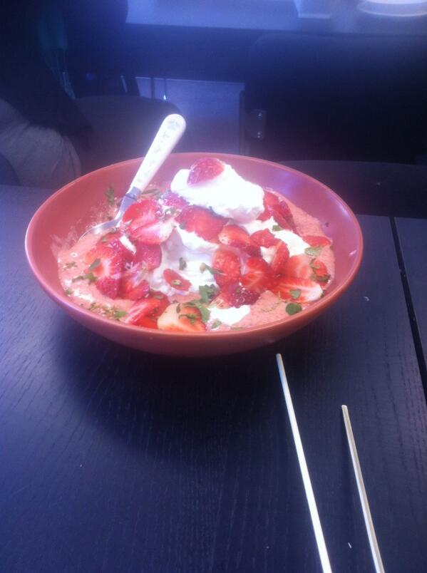 Some sort of Extraordinary Strawberry Goodness ala Joe.  #therapythursday @WLUAboriginal #aboriginalawarenessweek