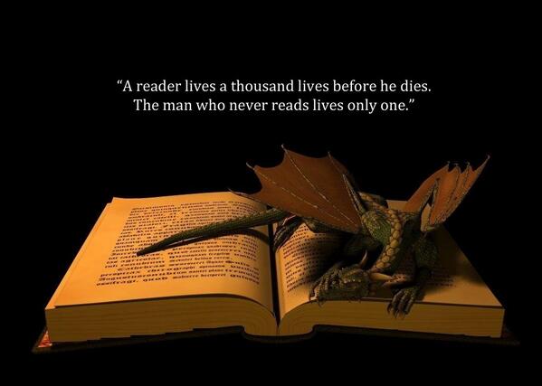 GeorgeRRMartin_'s tweet image. Live a thousand lives. #WorldBookDay