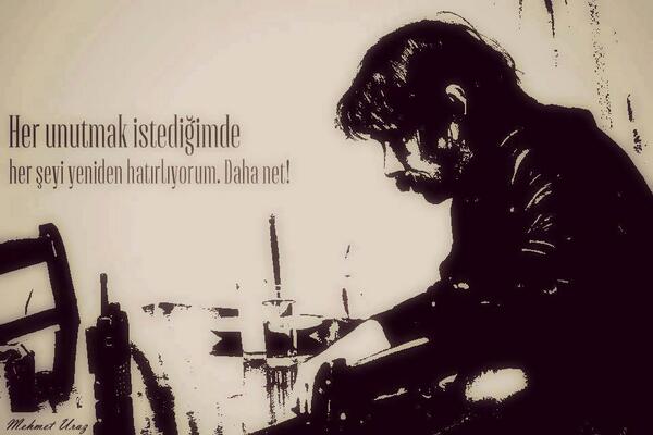Her Unutmak İstediğimde 
Her Şeyi Yeniden Başlıyorum Daha Ne!
