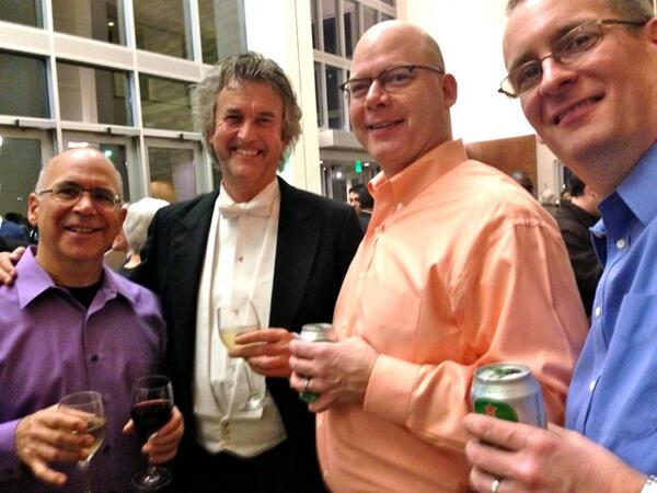 JohandeMeij's tweet photo. With trombone giants Joe Alessi, Peter Ellefson &amp; Jonathan Whitaker, at the 80th ABA Convention in Montgomery AL http://t.co/M8tk4AbIRE