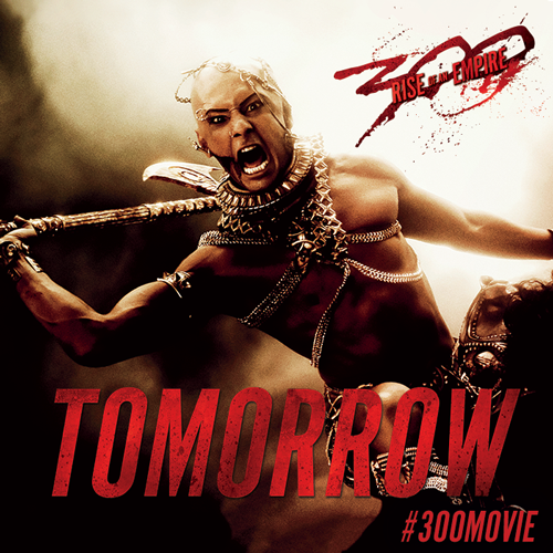 Legendary's tweet image. The #GodKing returns… Who’s ready? #300movie: Rise of an Empire bit.ly/300Tix