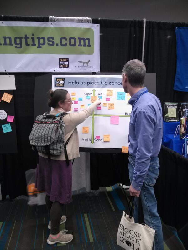 CSTeachingTips's tweet image. Mudder - Janet Davis '99 :) #sigcse2014 @harveymudd