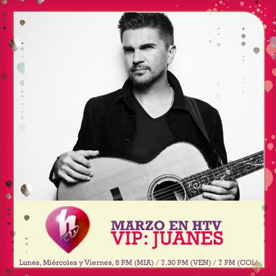 HTVVenezuela's tweet photo. ¡MAÑANA! No te pierdas el estreno de un #VIP de colección: @juanes http://t.co/Br3RfBLHI6  http://t.co/M64M45xf8Z