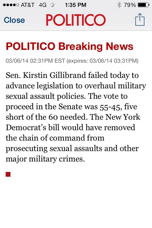 #theinvisiblewar #standwithgillibrand stop military sexual assault