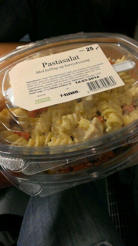 Billedresultat for 7 eleven pasta med karrydressing