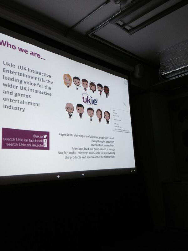 Our second speaker Jo Twist from #UKIE... #G4CMeetUp