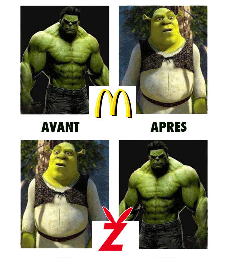 Lazeur's tweet photo. T'aimes le #McDonalds ? Faut faire de l'exercice !!! http://t.co/OBJr1qen8I pour brûler un max de #kcal #fitness ;) http://t.co/673wsff5lR