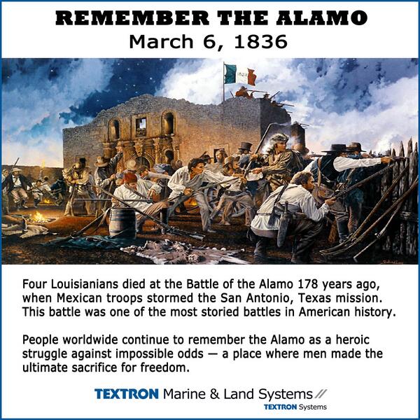 TXT_TMLS's tweet photo. @TXT_TMLS Remembers the Alamo - a place where men made the ultimate sacrifice for freedom. #RememberTheAlamo http://t.co/nn44Vui3aW
