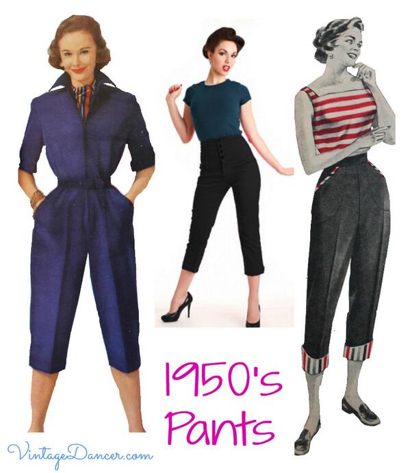 History of pants for women  Fifties fashion, 1950s fashion, Fashion