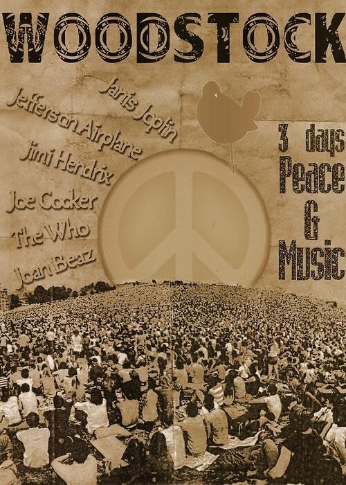 Woodstock poster, 1969