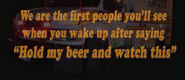 Boston617Bitch's tweet image. True Life: Your stupidity is my job security #EMSProblems