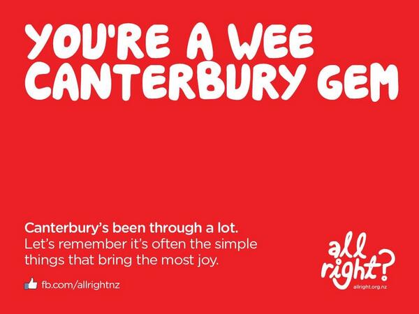 allrightnz's tweet image. It's often the simple things that bring the most joy — Share the love Canterbury!