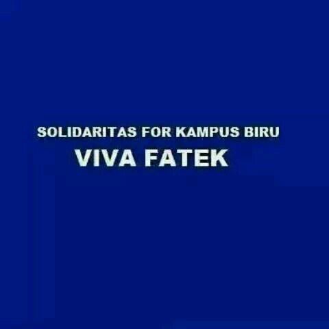 angq_p's tweet photo. Simpati utk FATEK UNSRAT http://t.co/Gfp3o1Y7eM