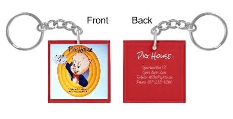 ThePigHouse's tweet image. Visit Pig House 10 times and receive this handy dandy key chain plus a free appetizer!