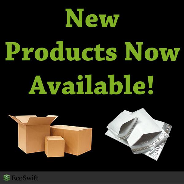 EcoSwiftPS's tweet image. Now offering more sizes in shipping boxes and poly bubble mailers! ecoswift.com