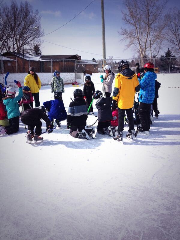 NesbittKelly's tweet photo. Awesome day subbing and skating around with the kids for their hockey unit with @jackiezelt #connectcharter http://t.co/FqShgk2RCc
