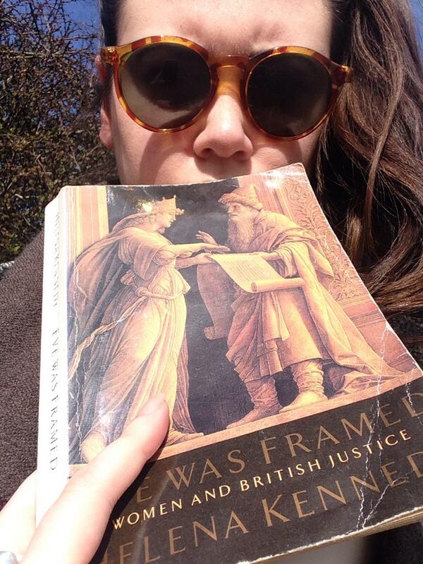 Jasmin_Kiri's tweet image. Just like all the kids dressing up as book characters. I've gone for #feminist #WorldBookDay #evewasframed