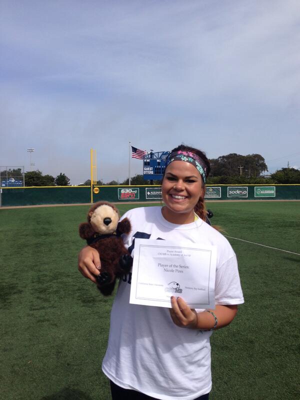 Andrea Kenney (@mb_softball) on Twitter photo Player of the game Nicole Pires. Power at the plate composure behind. @andrea_kenney <a href="/OtterAthletics/">#MakeWavesMB</a> #wearemb Player of the game Nicole Pires. Power at the plate composure behind. @andrea_kenney <a href="/OtterAthletics/">#MakeWavesMB</a> #wearemb