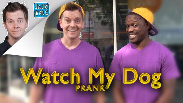 jackvale's tweet photo. Watch My Dog Prank! #jackvalefilms #video http://t.co/tRukFcsMty http://t.co/mPAvn1wb55