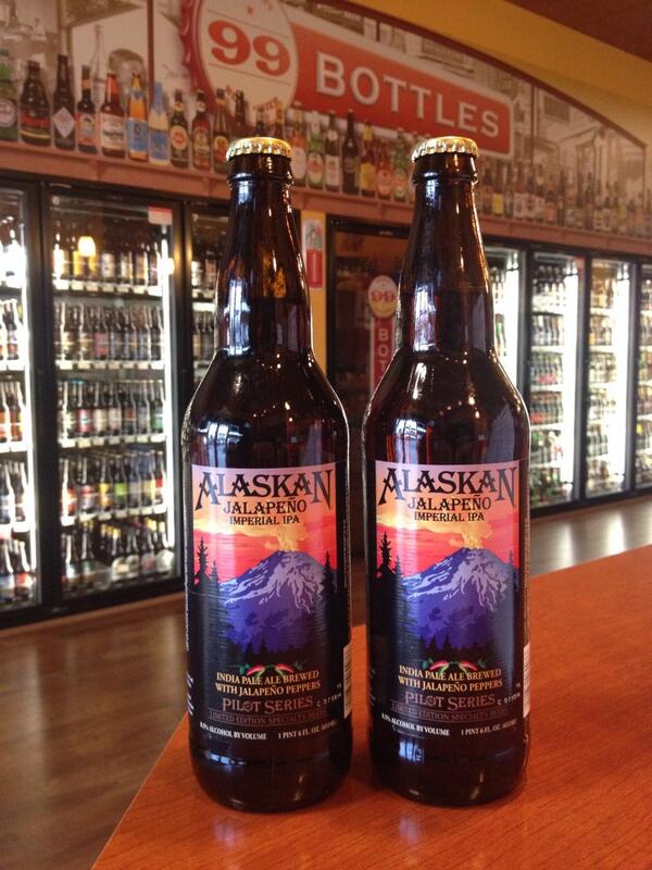 99bottlesbeer's tweet photo. @AlaskanBrewing Jalapeño Imperial IPA, 8.5% limited edition specialty beer http://t.co/2bUNGvU2cD