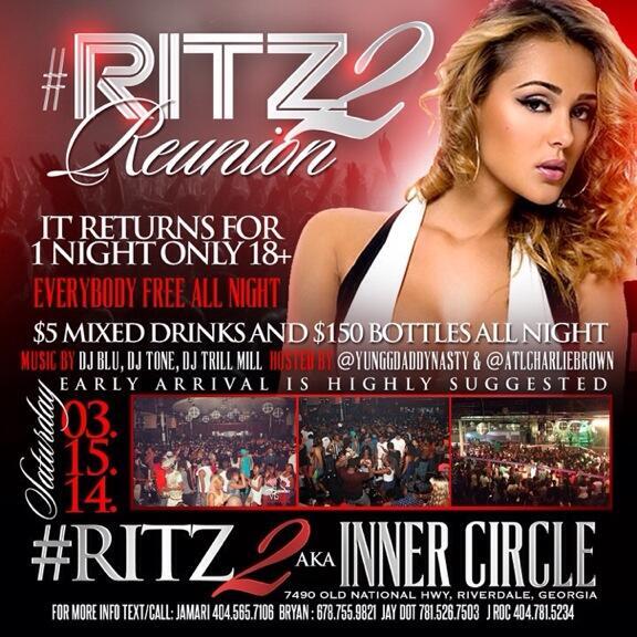 LiveFullyLoaded's tweet photo. Ritz 2 Reunion @ Ritz2 (Inner Circle) – One Night Only (FREE ALL NIGHT)
http://t.co/yP2SXEOwaM
#Ritz2Reunion #Ritz2 http://t.co/q4gQr8PH2f