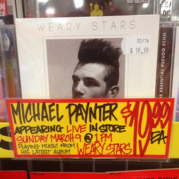 DaleD_JBAus's tweet photo. @michaelpaynter @TheVoiceAU @JBHiFi @JoelMadden MICHAEL PAYNTER LIVE @JBFrankston SUN 9/3 1PM #wearystars http://t.co/Lws7R4GQUT