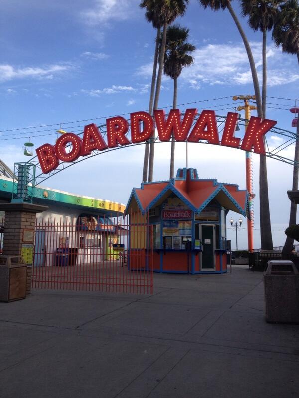 DeniseBeckson's tweet photo. The west coast boardwalk! Our pals: Santa Cruz Beach Boardwalk. @IAAPAHQ #iaapalc14 http://t.co/rQTBW1V7LJ