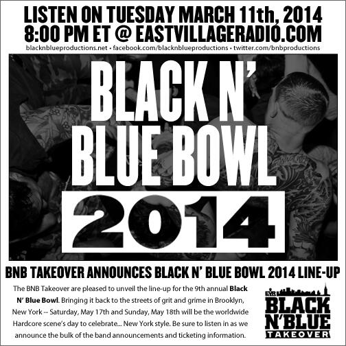 #BNBBowl2014 line-up reveal on Tue, 3/11 #BNBTakeover, 8pmET, EVR.com <a href="/EVRadio/">East Village Radio</a>