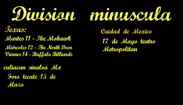 fechas de  <a href="/DivisionOficial/">División Minúscula</a>