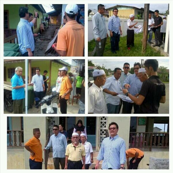 RELAKucingUtara's tweet photo. 060314 : YB Dr @hazlandswk mlakukn Lwtan Tpk Prjk PIA/PIAS Zon Tabuan Melayu.. @NajibRazak @dwjunaidi @relamalaysia http://t.co/E5jxvPCwbL