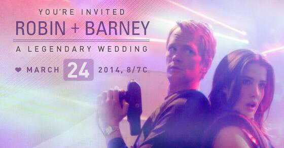 You're invited...to the legendary #HIMYMWedding! Will you be attending on 3/24? RSVP NOW: bit.ly/MSfseQ