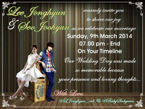 Irenes91rv's tweet photo. @ImYoong_GG_ I hope you can come to my wedding ~ see you there :) http://t.co/33P0fuK9hQ