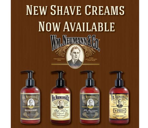 wmneumannco's tweet photo. We have expanded our shave cream line to four more of our most popular scents!  http://t.co/097Y9xrN5p http://t.co/aO4heQJfJD